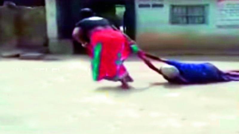 Balamati dragging her mother-in-law. (Photo: Agencies)