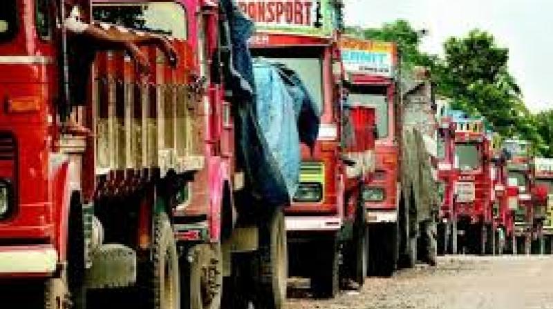 The strike call was given by the All India Confederation of Goods Vehicle Owners Association and supported by the South Zone Motor Transporters Welfare Association.    (Representational Picture)