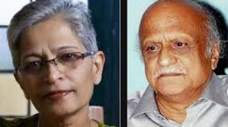 Gauri Lankesh and MM Kalburgi