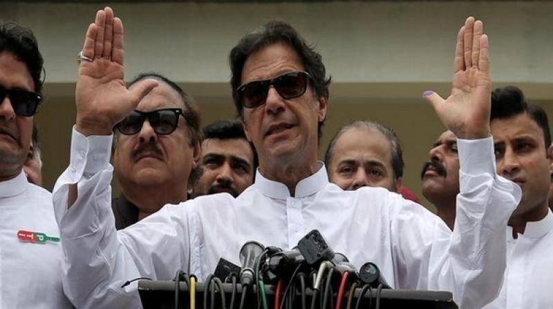 Khan defeated former Pakistan Prime Minister Shahid Khaqan Abbasi from the NA-53 seat by nearly 49,000 votes. However, the ECP withheld the victory notification, owing to the pending case against the cricketer-turned-politician. (Photo: ANI)