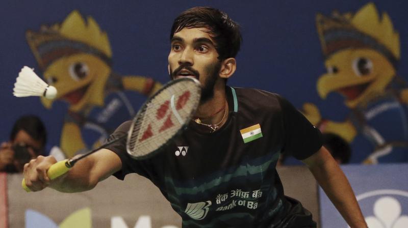 Kidambi Srikanth, who had suffered losses against Axelsen in the last three encounters, showed tremendous resilience and mental fortitude to oust the reigning World No. 1  14-21 22-20 21-7 in a match that last 56 minutes at the Odense Sports Park. (Photo: AP)
