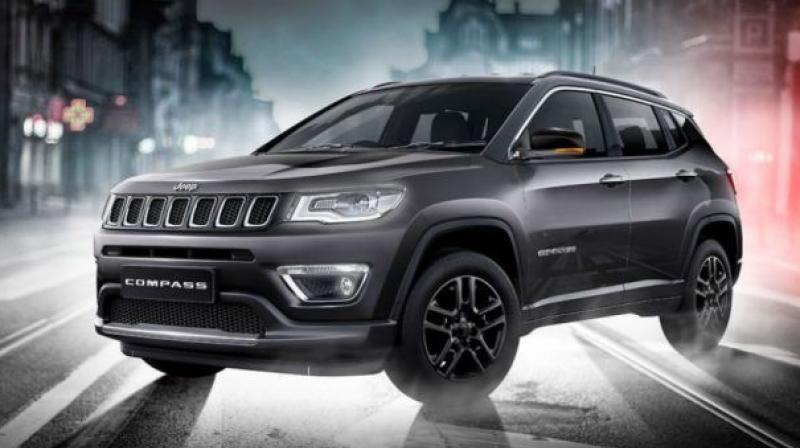 The Jeep Compass Black Pack is listed beside the Bedrock edition on the companys India website, hinting towards an imminent launch.