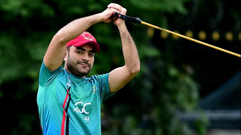Teen sensation Rashid Khan and fellow spinners Mujeeb ur Rahman, Zahir Khan and Hamza Hotak have been named in the 16-member Afghanistan squad for the inaugural one-off Test match against India. (Photo: PTI)
