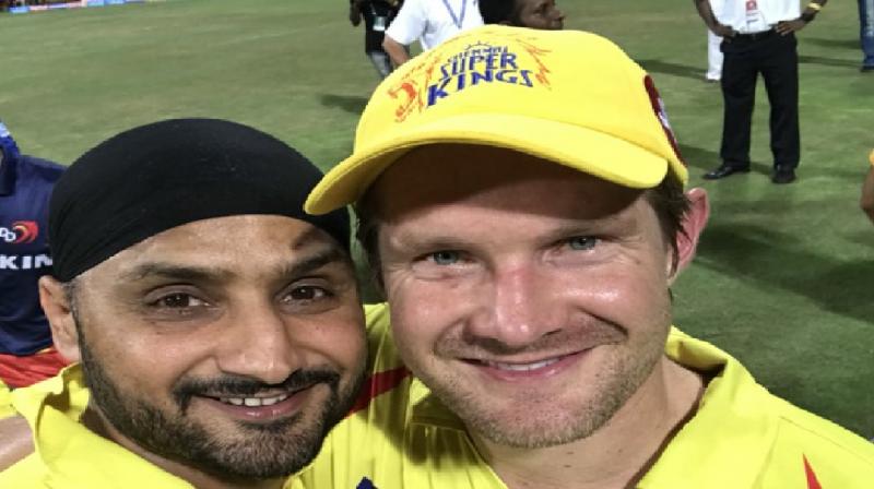 Shane Watson was a part of Harbhjan SIngh web show Bhajji Blast. (Photo: Twitter / Harbhajan Singh)