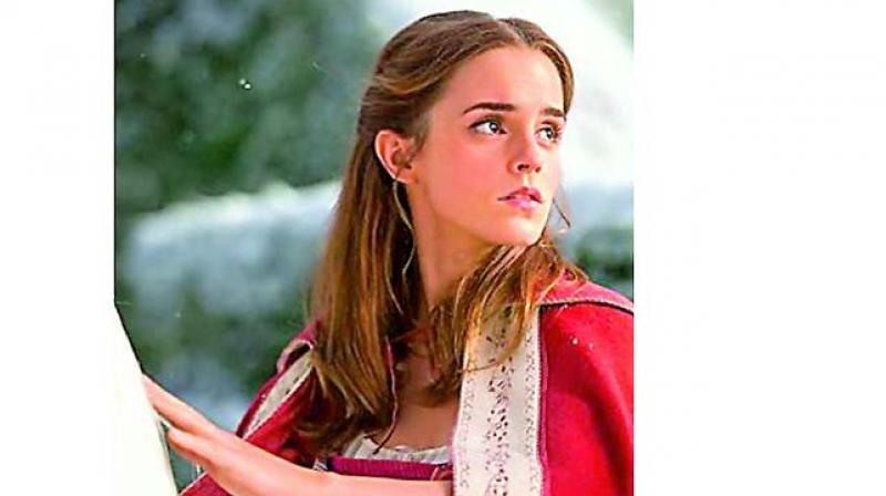 Emma Watsons red iconic cape from Beauty and the Beast was made from upcycled materials bought on Ebay