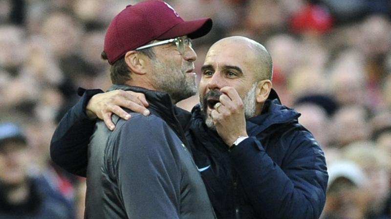 Guardiola feels his own team deserve credit for amassing 47 points in 20 league matches and is certain they will get opportunities to apply pressure on Liverpool after Thursdays match. (Photo: AP)