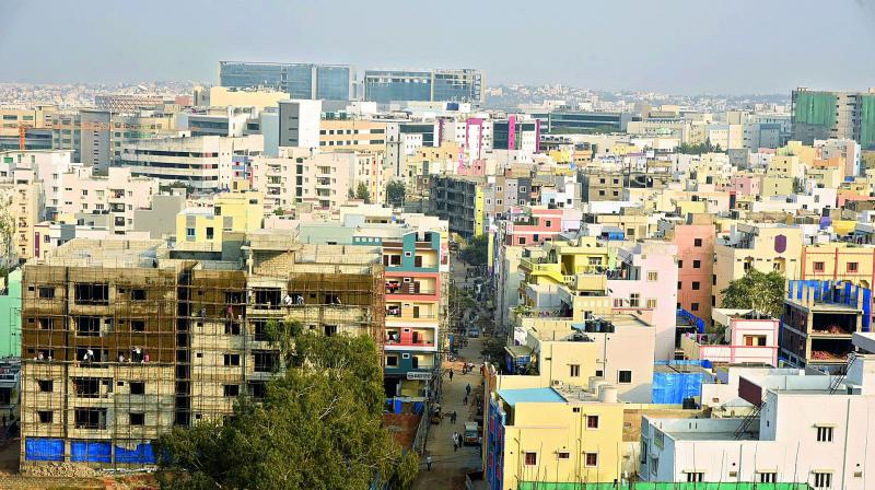 Anjaiahnagar was developed in 1982. Nearly 10 acres meant for community development has been encroached upon. Nearly one acre of government land has also vanished from the area. Over 200 hostels are home to nearly 10,000 people working in the citys I-T sector. 	(Photo: DC)