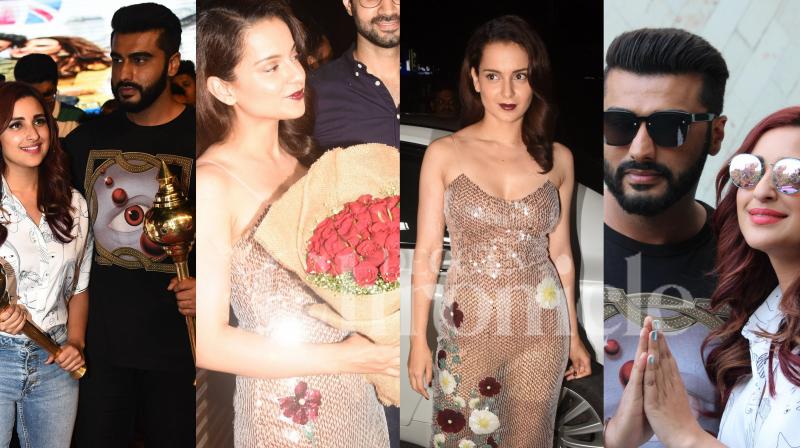 Pics: Arjun-Parineeti promote NE, Kangana celebrates film wrap at party