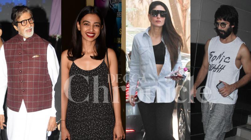 Photos: Big B attends book launch event & Kareena, Shahid, Radhika snapped