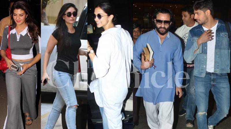 Star-struck: Deepika, Kareena, Jacqueline, Saif, Sid spotted in the city