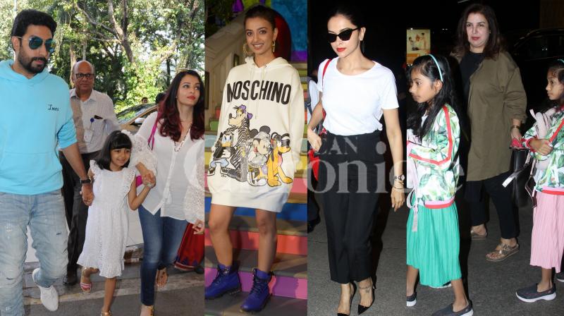 Snapped: Aishwarya, Farah & family, Deepika, Radhika spotted in the city