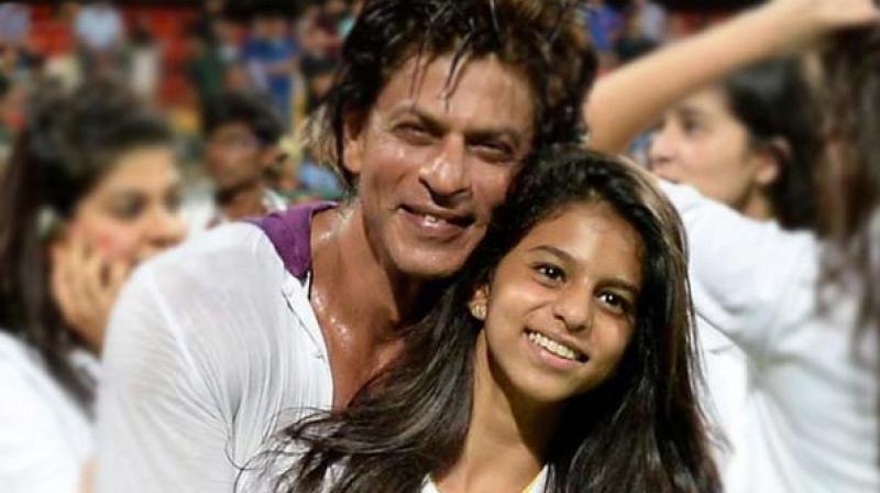 Shah Rukh Khan with daughter Suhana.