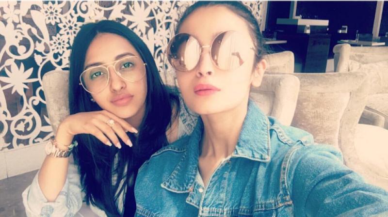 Alia posted this picture with BFF Akansha Ranjan on Instagram.