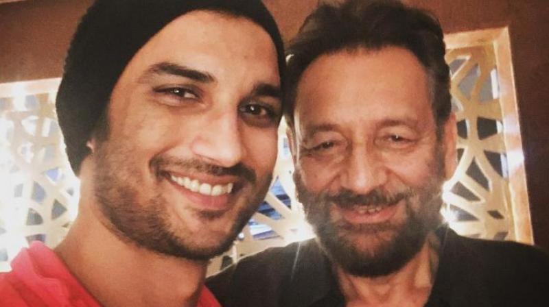 Sushant Singh Rajput with Shekhar Kapur.