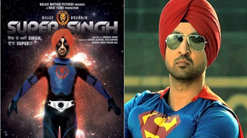 Diljit Dosanjh plays a superhero in his upcoming Punjabi film Super Singh.