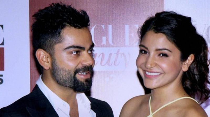 Virat Kohli with Anushka Sharma.