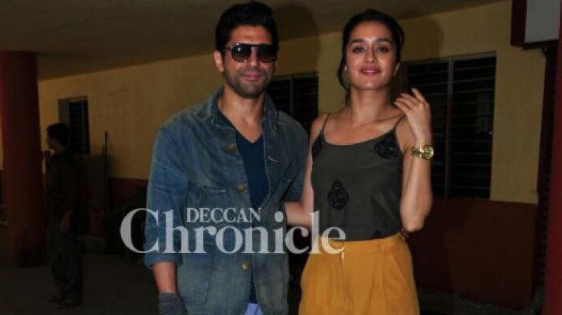 Farhan Akhtar and Shraddha Kapoor.