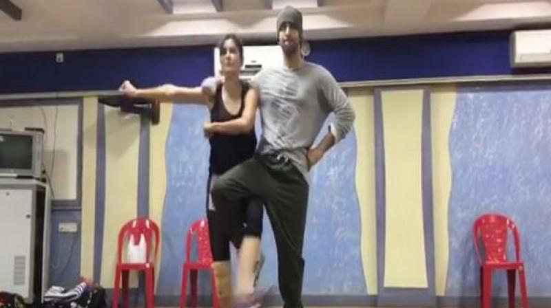 A screengrab from the video shared by Katrina Kaif.