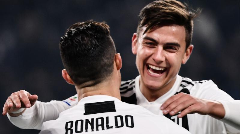 Ronaldo set up Dybala to fire in the first goal after just six minutes in Turin as the Argentina forward, who has been overshadowed since the arrival of the former Real Madrid player, scored his first league goal since November 3. (Photo: AFP)