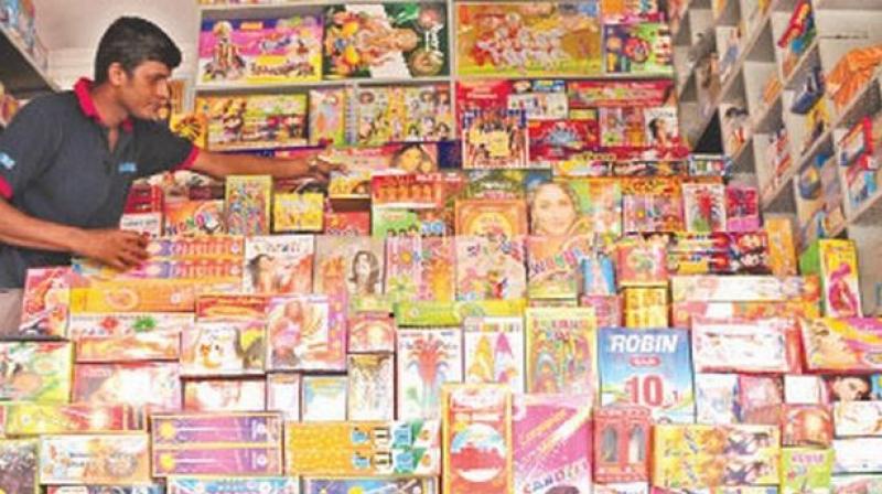 Ban on import and sale of Chinese crackers has had negligible effect on Indian fireworks.