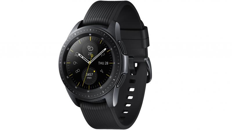 Users can customize Galaxy Watch with a wide selection of watch faces and straps.