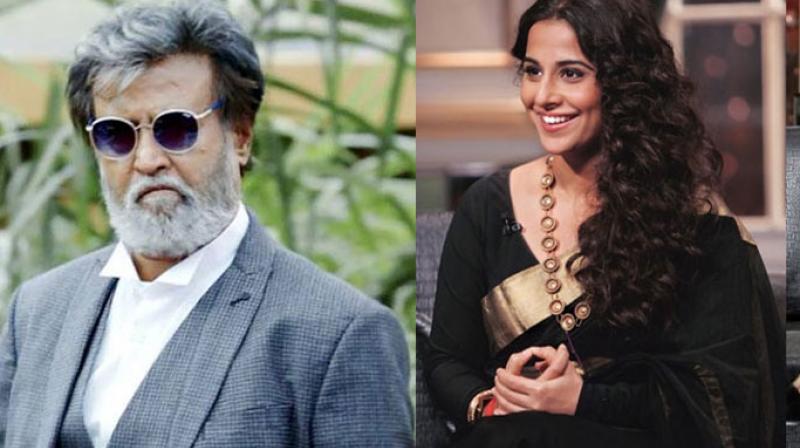 Vidya Balan and Rajinikanth are yet to share screen space with each other.