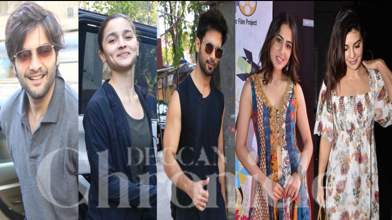 Stars in the city: Alia, Shahid, Sara & others snapped in Mumbai; view HQ pics