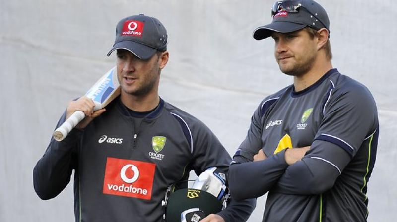 Shane Watson had been one of four players stood down by Arthur and Clarke for the third Test against India in Mohali in 2013 in the so-called \homework\ affair. (Photo: AFP)