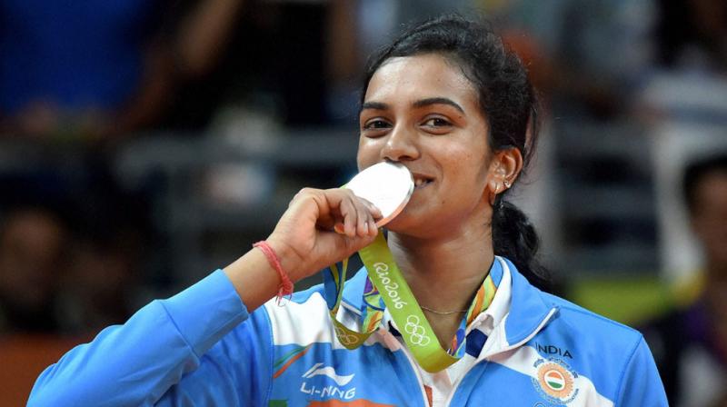 PV Sindhu became the first Indian woman shuttler to win an Olympic silver. (Photo: PTI)