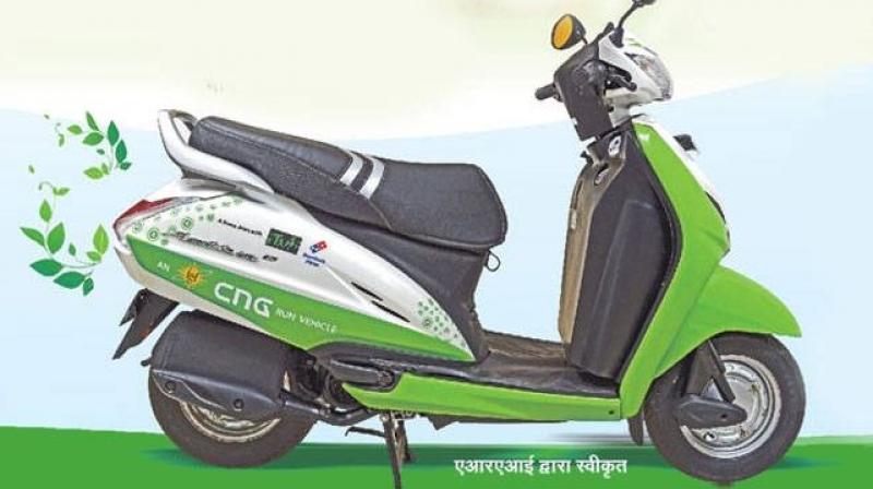 Pune is the second city after Delhi to get CNG kits for scooters.