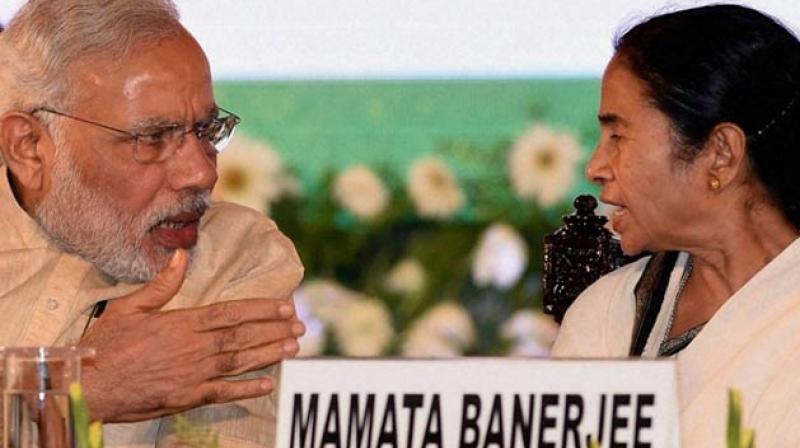 Prime Minister Narendra Modi and West Bengal Chief Minister Mamata Banerjee. (Photo: PTI/File)