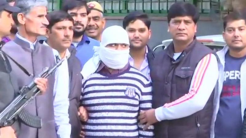Wanted Indian Mujahideen terrorist Ariz Khan was arrested by the Special Cell of Delhi Police on Wednesday. (Photo: ANI | Twitter)