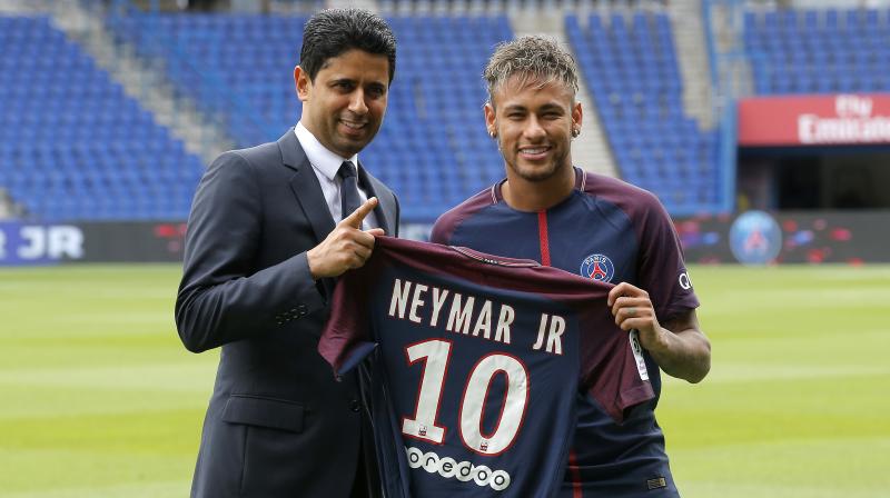 Neymar, whose 222 million euros ($262 mln) signing from Barcelona doubled the world-record transfer fee, was prevented from playing in PSGs first Ligue 1 match of the season against Amiens last week because his registration had gone through too late.(Photo: AP)