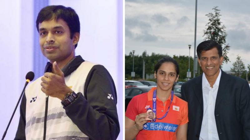 Three years after parting ways, Saina Nehwal once again resumed her partnership with long-time mentor Pullela Gopichand and Vimal Kumar said he had a detailed discussion with the chief coach regarding her decision to shift base to Hyderabad. (Photo: PTI / Saina Nehwal Twitter)