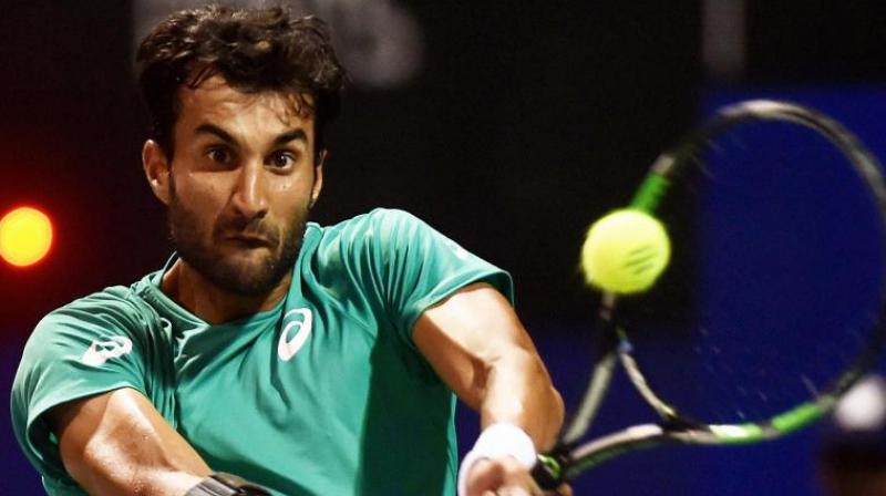 Bhambri dispatched Renzo Olivo of Argentina 6-4 6-1 in the opening qualifying round. (Photo: PTI)