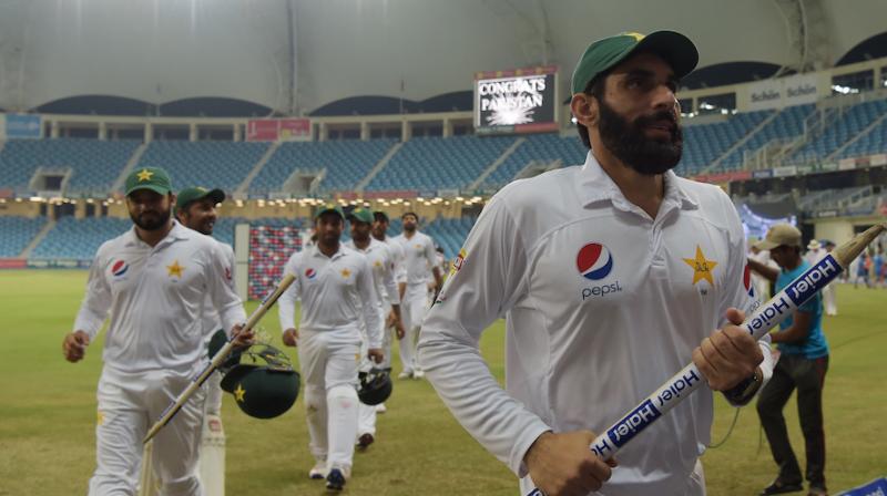 Misbah had hinted his international career was over after Pakistan lost the second of three Tests in Australia but changed his mind before the third in Sydney. (Photo: AFP)