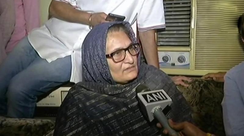 47-year-old Tabassum Hasam represented the hopes of the opposition for defeating the BJP in another Uttar Pradesh bypoll this year. (Photo: ANI | Twitter)