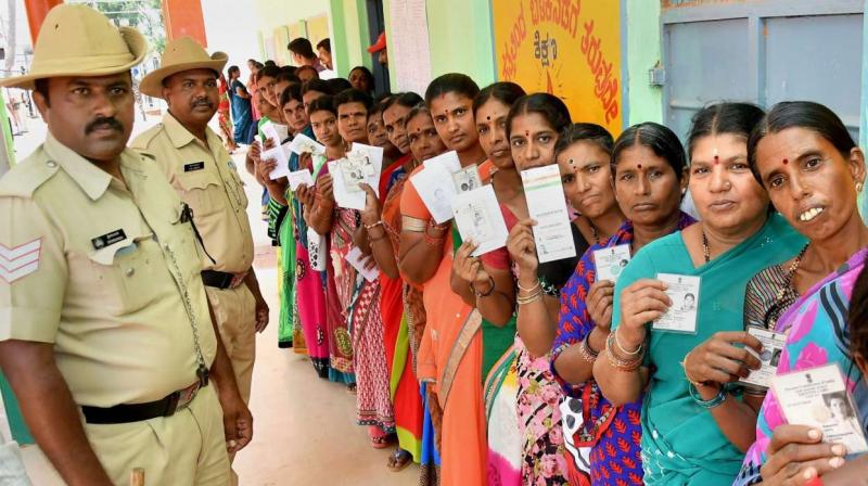 Polling in Rajarajeshwari Nagar was deferred to May 28 by the Election Commission after the voter ID controversy erupted and also on grounds of electoral malpractices. (Representational Image | PTI)
