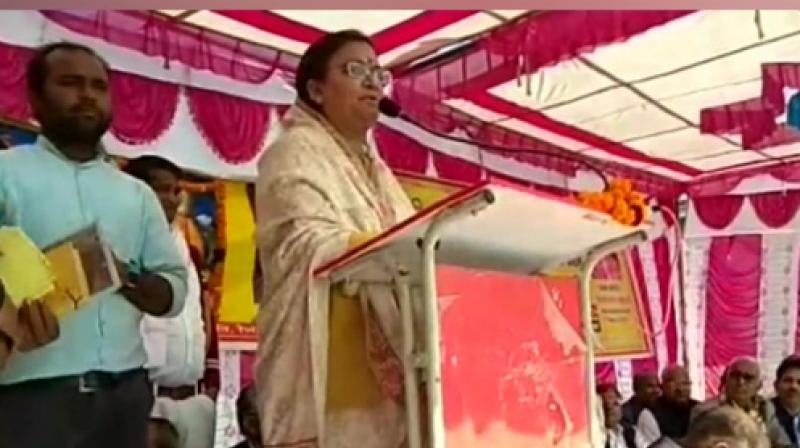 Bhupesh, who is the women and child development minister in the Rajasthan cabinet, made the remark while addressing a public event in Alwar districts Reni town on Monday. (Photo: ANI)