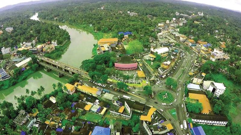 Aerial shot of Muvattupuzha Town (Photo: FACEBOOK)