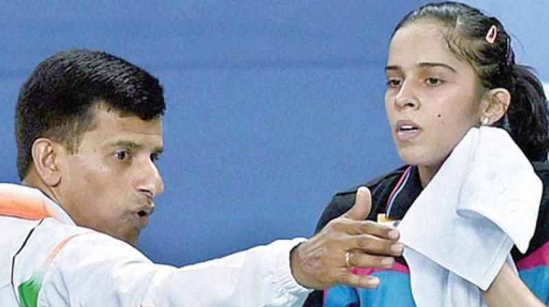 Saina Nehwals coach Vimal Kumar  put the blame on the poor scheduling of the matches at Glasgow.(Photo: PTI)