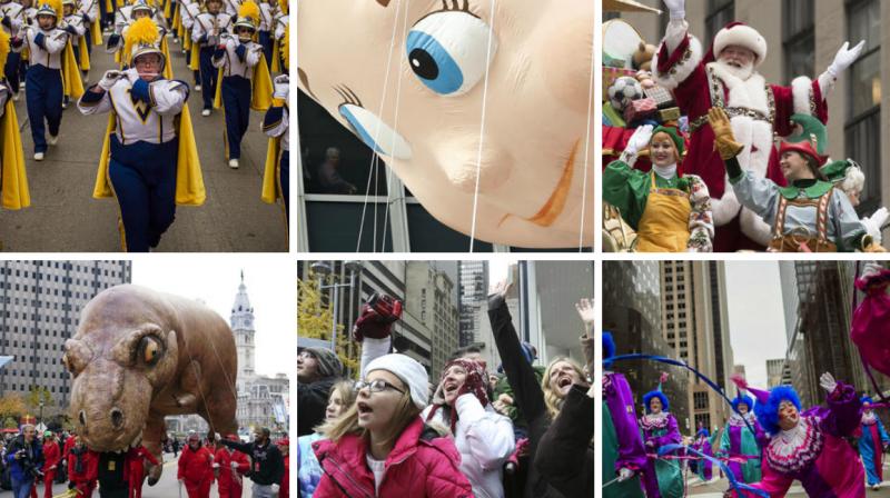 Revellers flock to the Thanksgiving Parade 2016 in New York