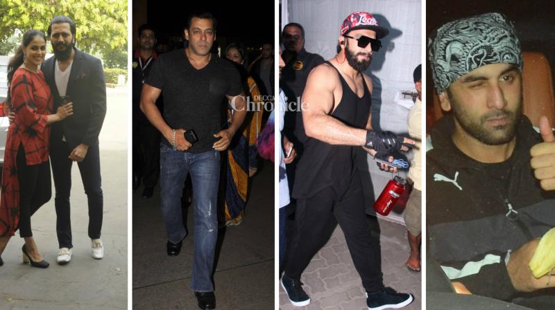 Celeb spotting: Salman, Ranveer, Ranbir know how to step out in style