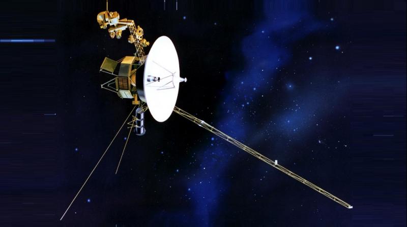 Voyager 1 followed a few weeks later and is ahead of Voyager 2.