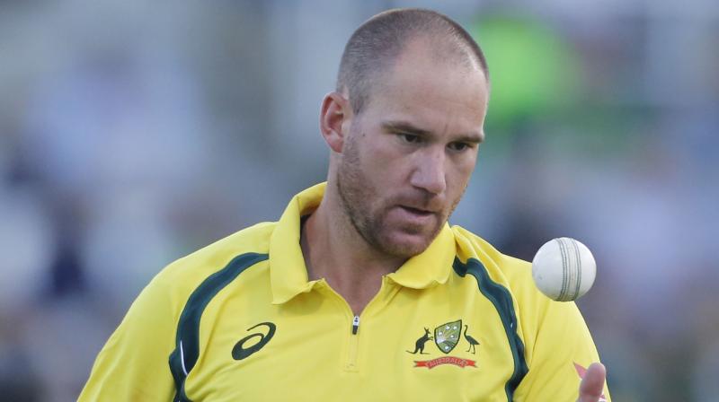 John Hastings, who played one Test, nine T20s and 29 one-day internationals for Australia, retired from all forms of cricket fearing a mystery ailment could lead him to bleed to death on the field. (Photo: AP)