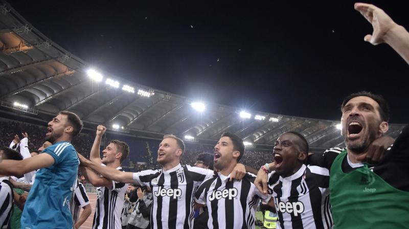 Juventus maintained their perfect domestic record in their four seasons under Massimiliano Allegri. They have also reached two Champions League finals in that period. (Photo: AFP)
