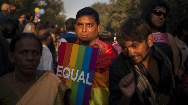 Section 377 of IPC refers to unnatural offence and says whoever voluntarily has carnal intercourse against the order of nature with any man, woman or animal, shall be punished with imprisonment for life, or with imprisonment for a term which may be extended to 10 years, and shall also be liable to pay a fine. (Photo: AP)