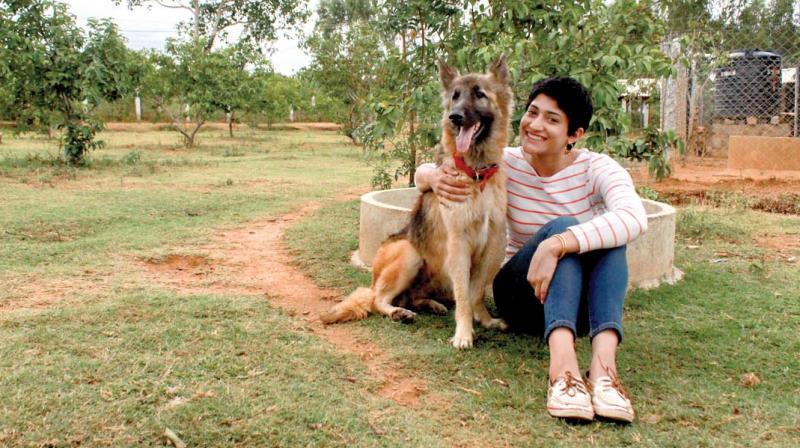 Ace shuttler Ashwini Ponnappa, an avid supporter of the campaign has been vocal about the cause on social media. Here she poses with a pooch at the VOSD Sanctuary.