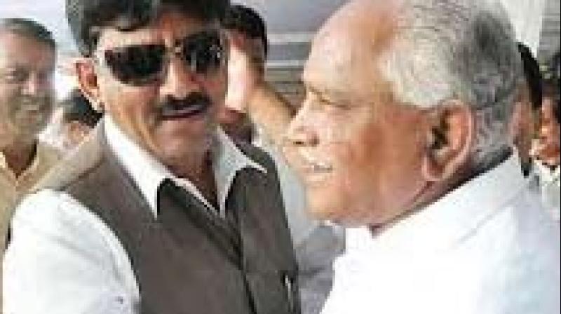 D.K. Shivakumar Energy Minister (with BS Yeddyurappa)