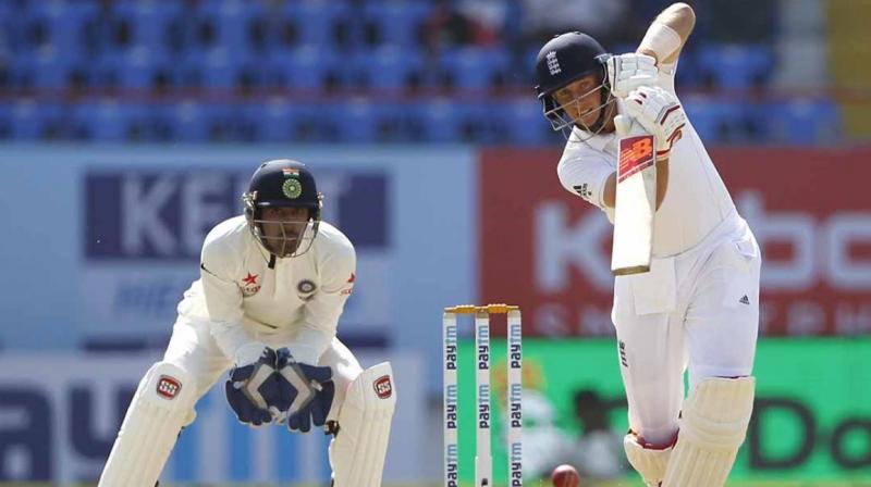 Joe Root, who scored 124 runs, became the first overseas player to score a century in India since Australias Michael Clarke in 2013. (Photo: BCCI)